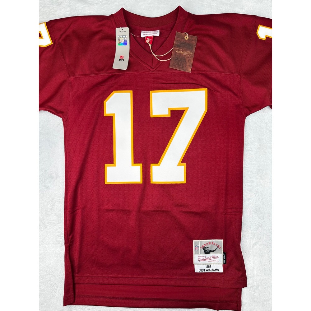 Mitchell & Ness Doug Williams 1987 Washington Redskins Jersey Mens 36 S Burgundy